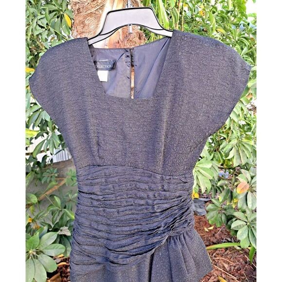 BB Collections Dress Size 4 Black Vintage 80's Cocktail Open Back Made USA - Picture 15 of 16